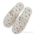 Soft new beautiful indoor cotton female linen slippers